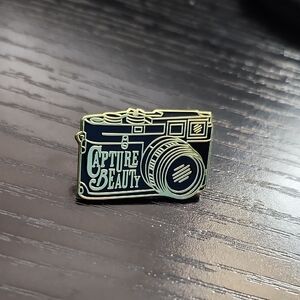 Capture Beauty Camera Enamel Pin